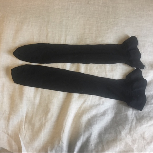 🍷American apparel thigh high sheer tights x2 - Picture 2 of 8